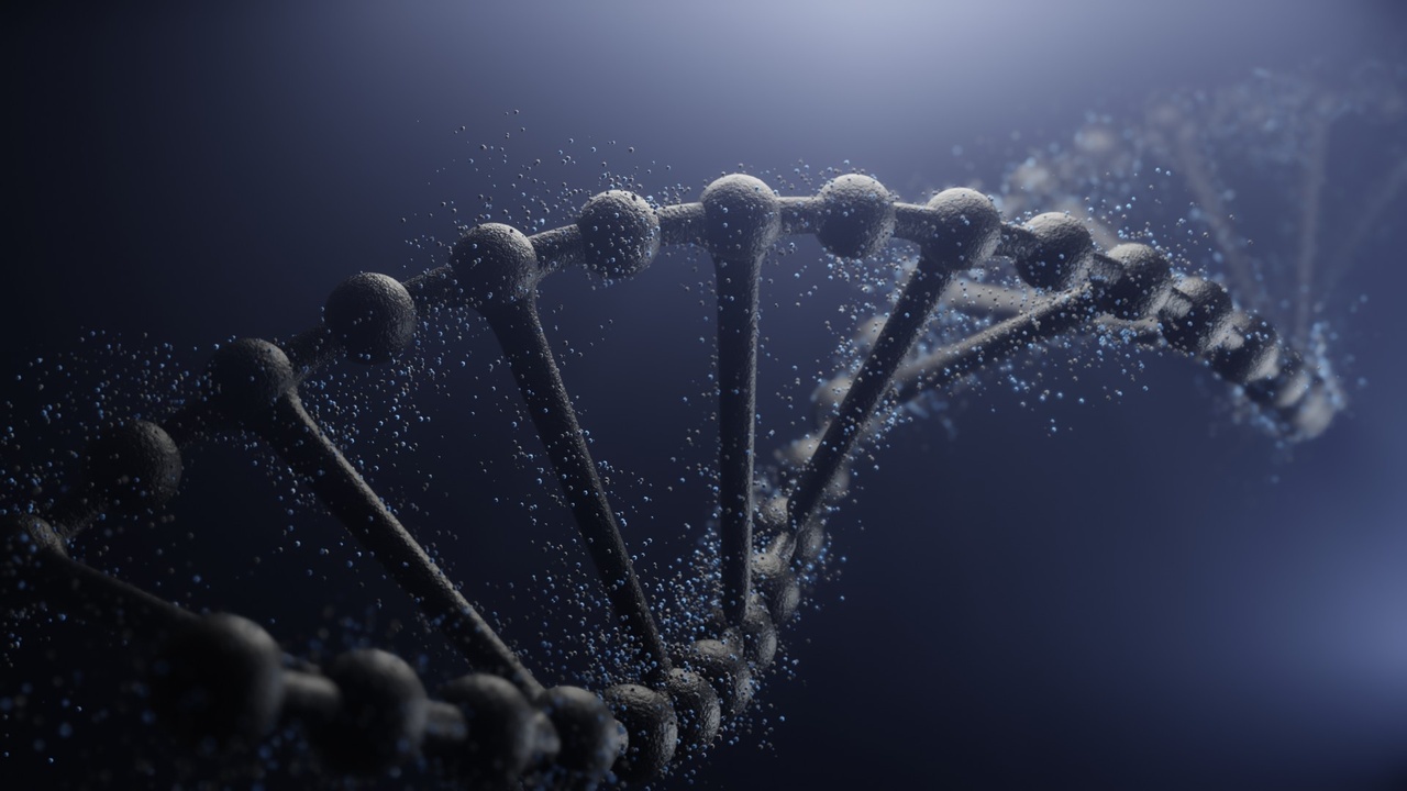 Media 1 for listing DNA Strand & Particles Animation