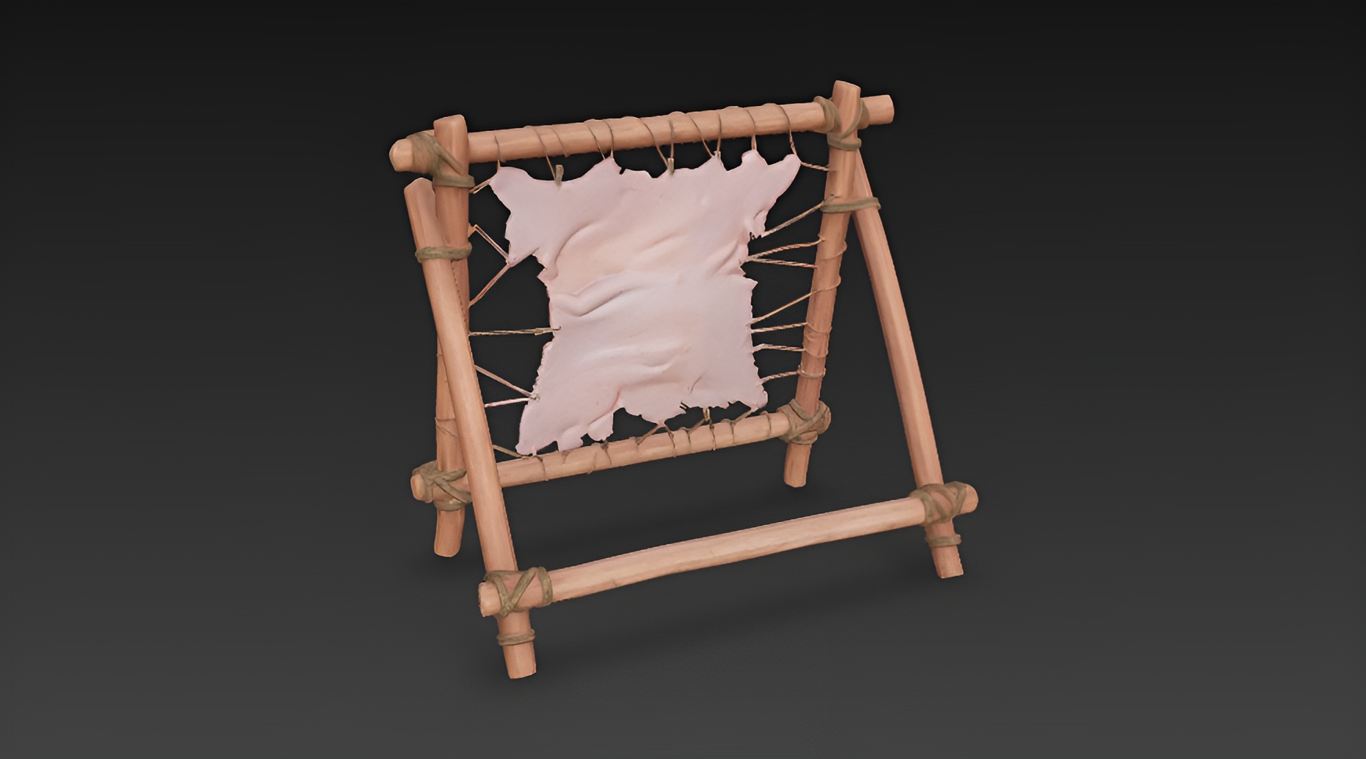 Medieval Leather Tanning Rack (4K PBR) | Fab