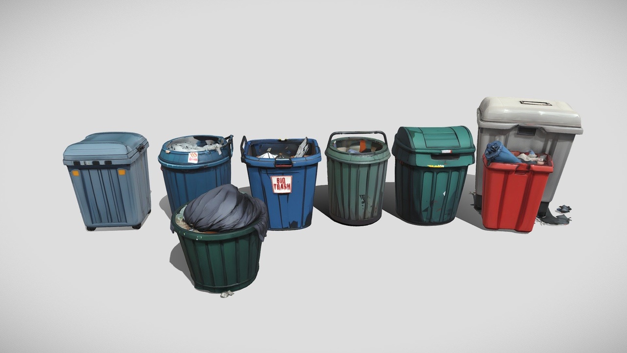 Media 1 for listing TrashCan package 01