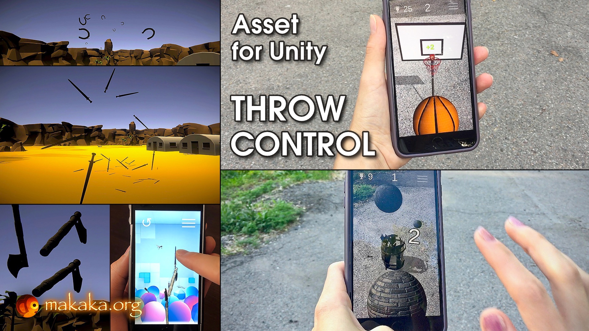 Media 1 for listing Throw Control 3D for Unity – Advanced Throwing System with Object Pool