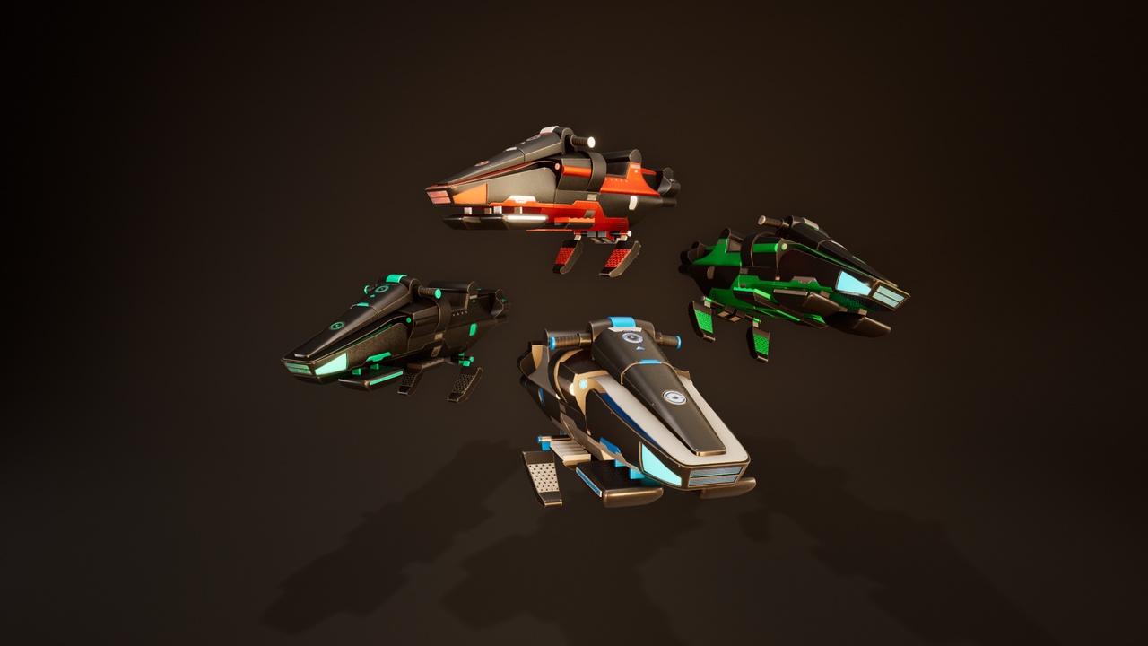 Media 1 for listing SciFi Hoverbike and Controller 2