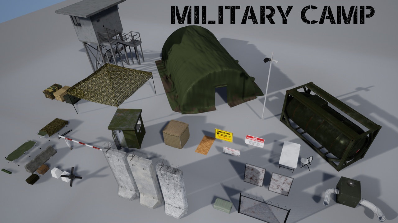 Media 1 for listing Military camp pack