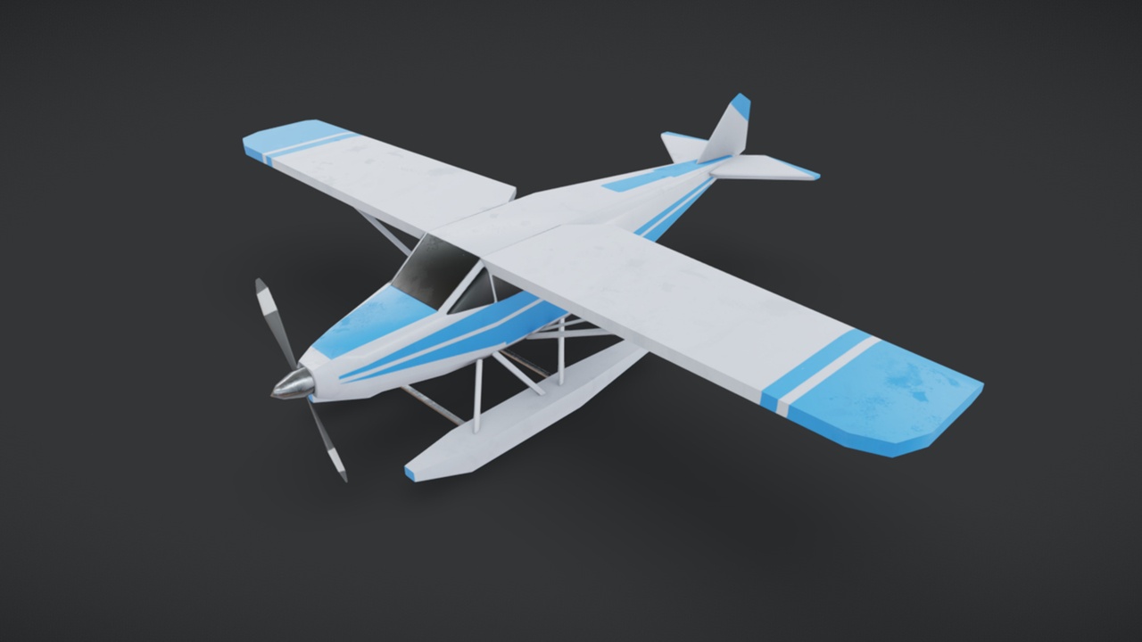 Media 1 for listing Low-poly Floatplane PBR