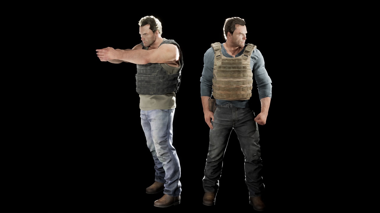 Media 1 for listing Male Realistic Character Pack 01