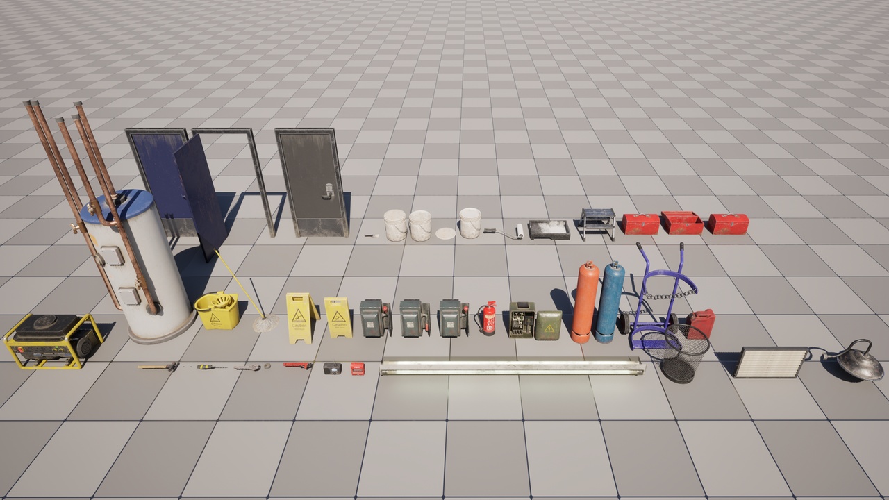 Media 1 for listing Industrial Props Pack
