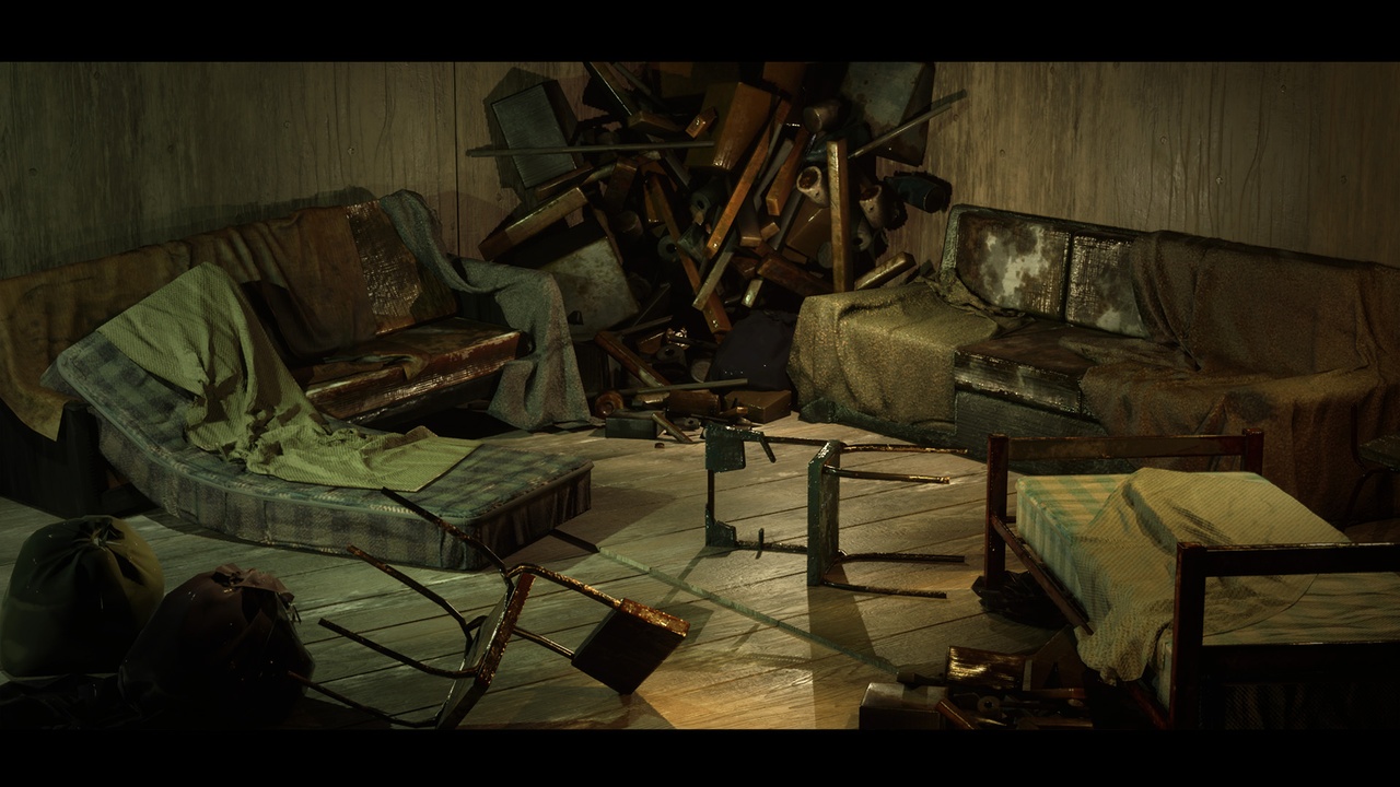 Media 1 for listing Abandoned Wrecked and Worn Asset Pack - Destroyed Sofas, Bed,  Chairs, Trash