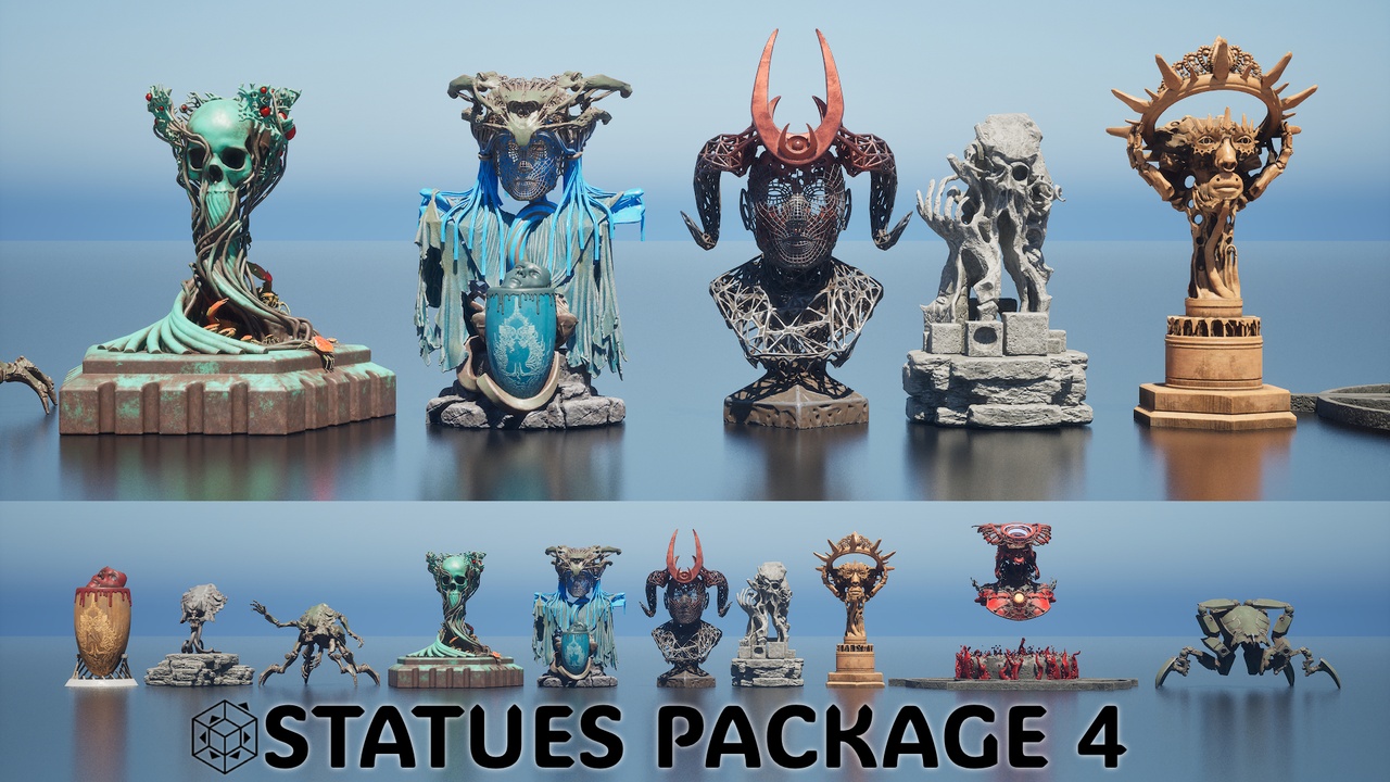 Media 1 for listing Statues Package 4