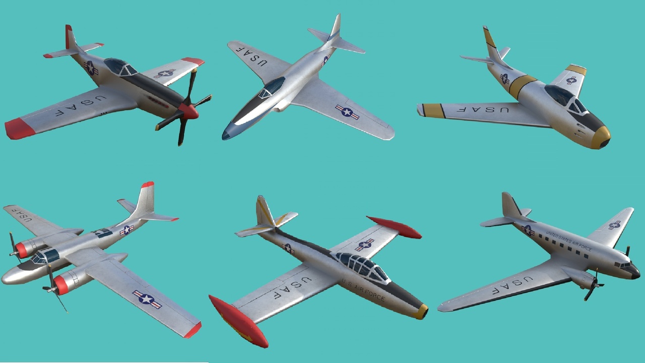 Media 1 for listing US Cold War Aircraft Pack — Part 1