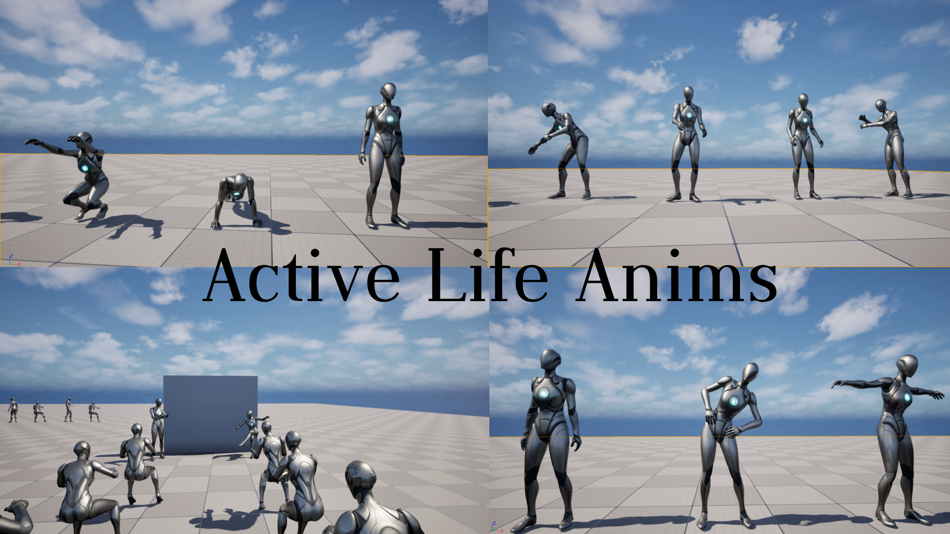 Active Life Anims | Fab