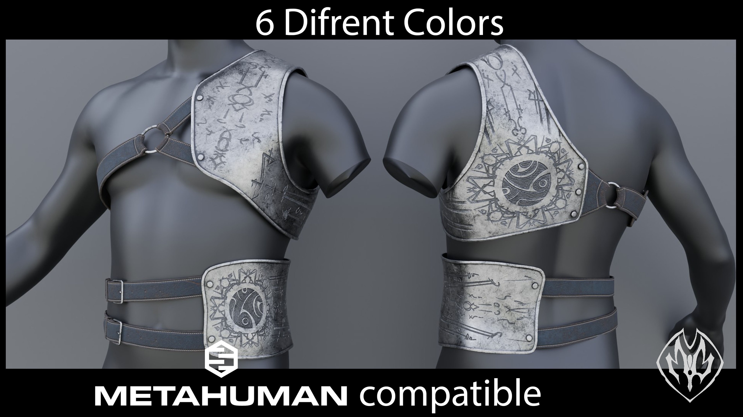 Media 1 for listing Medieval Mage Chest and Waist Armor