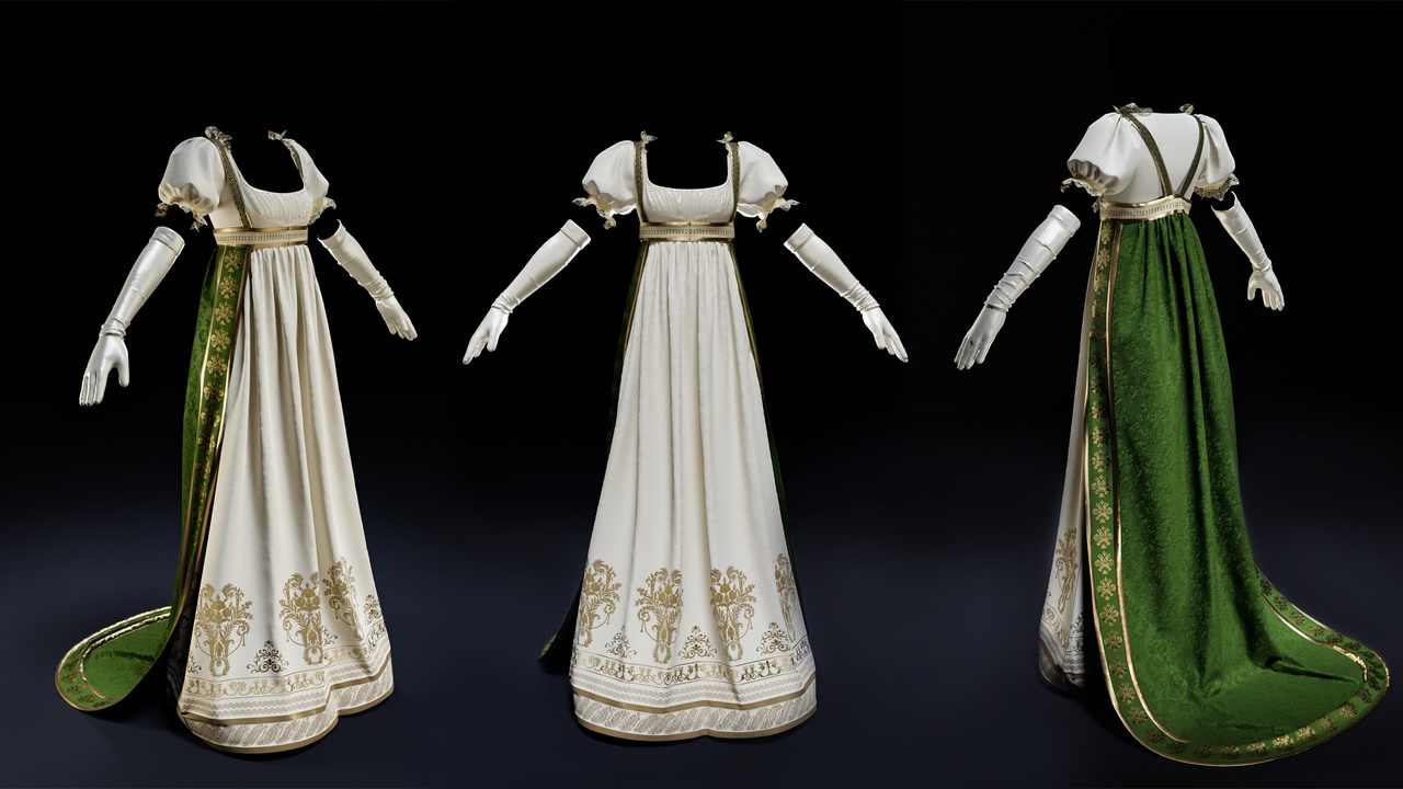 Media 1 for listing The Regency era Dress