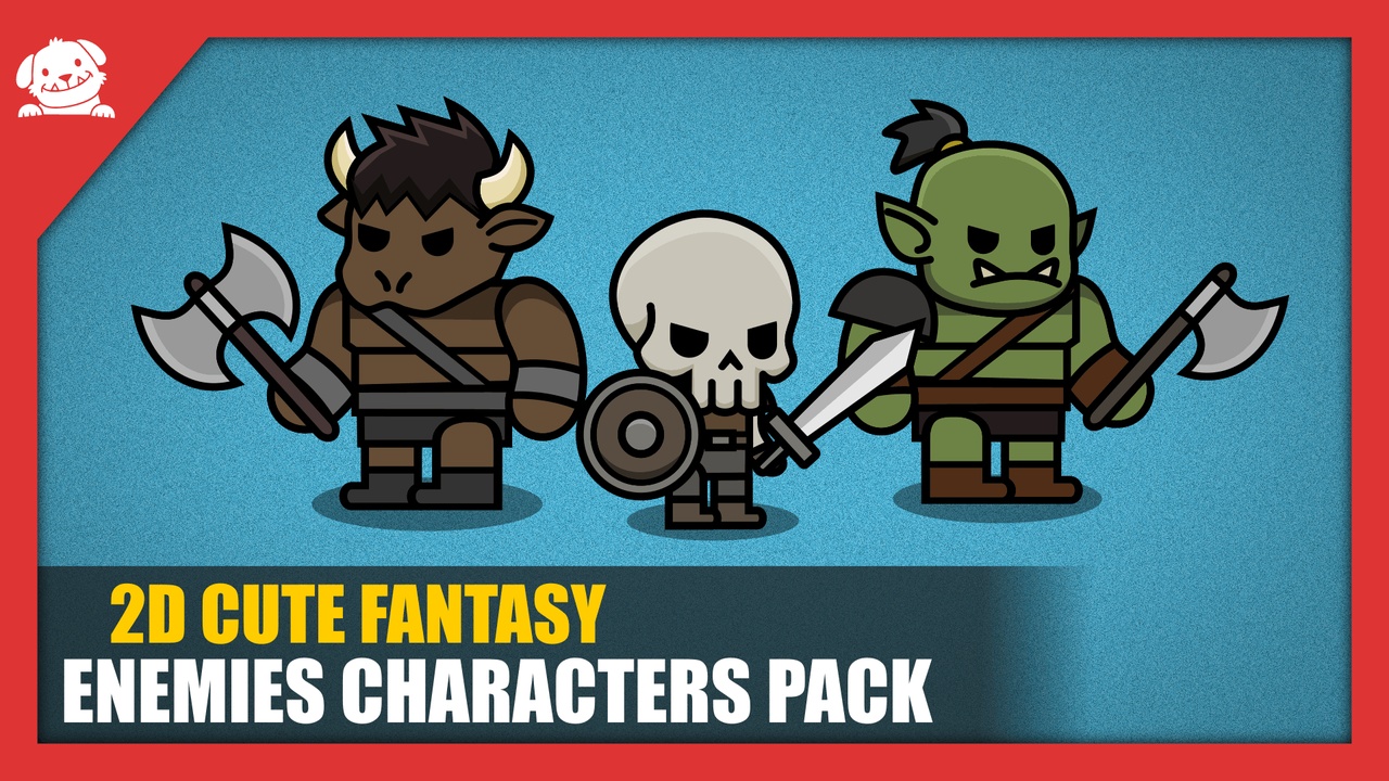 Media 1 for listing 2D Cute Fantasy Enemies (With Source)