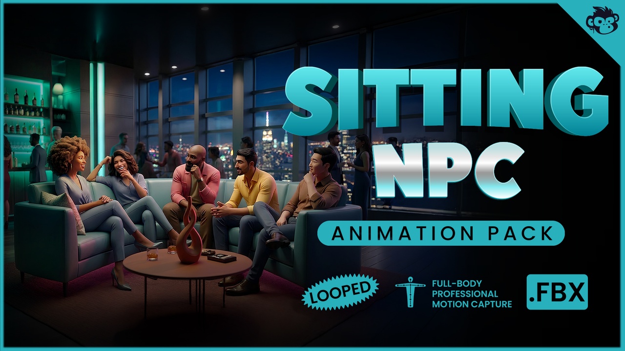 Media 1 for listing Sitting NPC Animation Pack