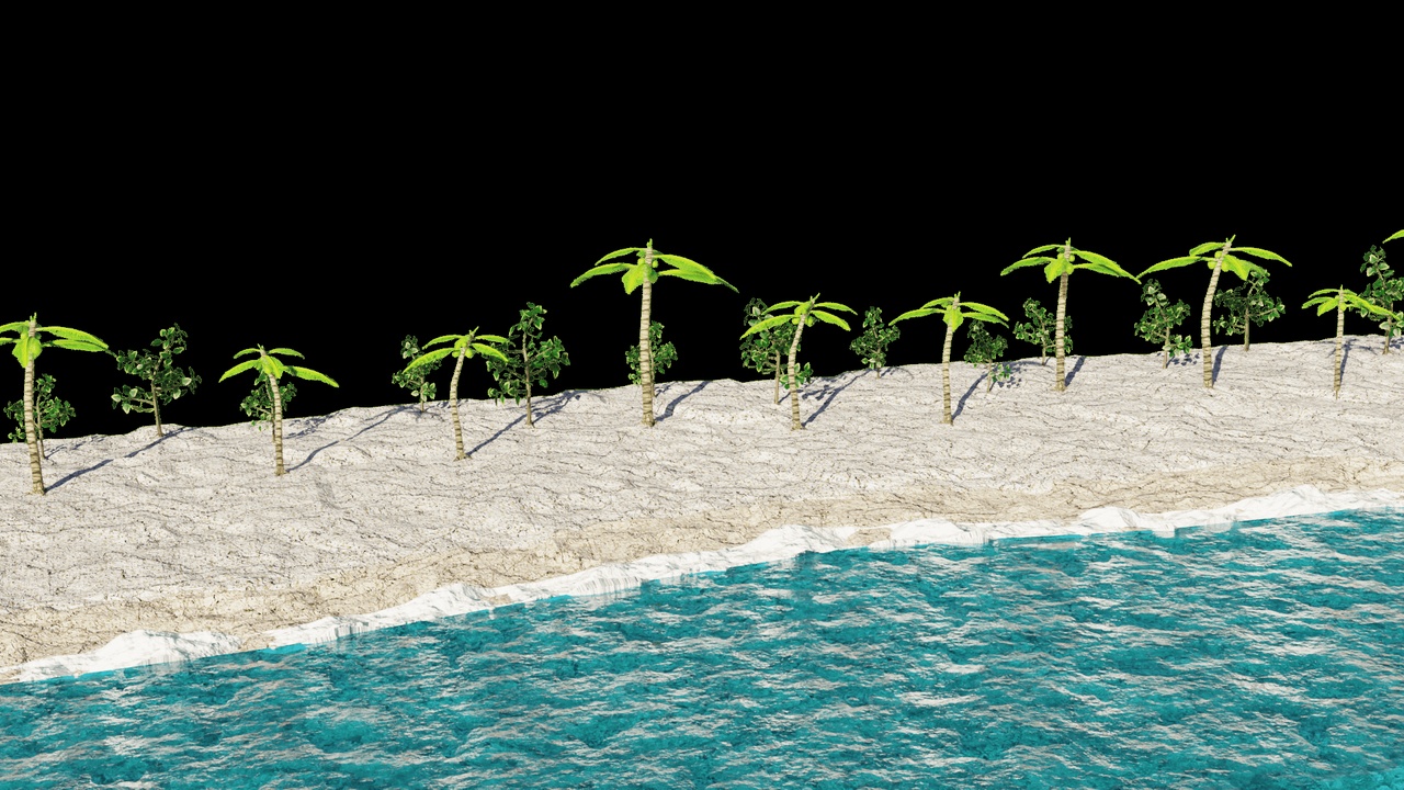 Media 1 for listing Beach Terrain 3D Model