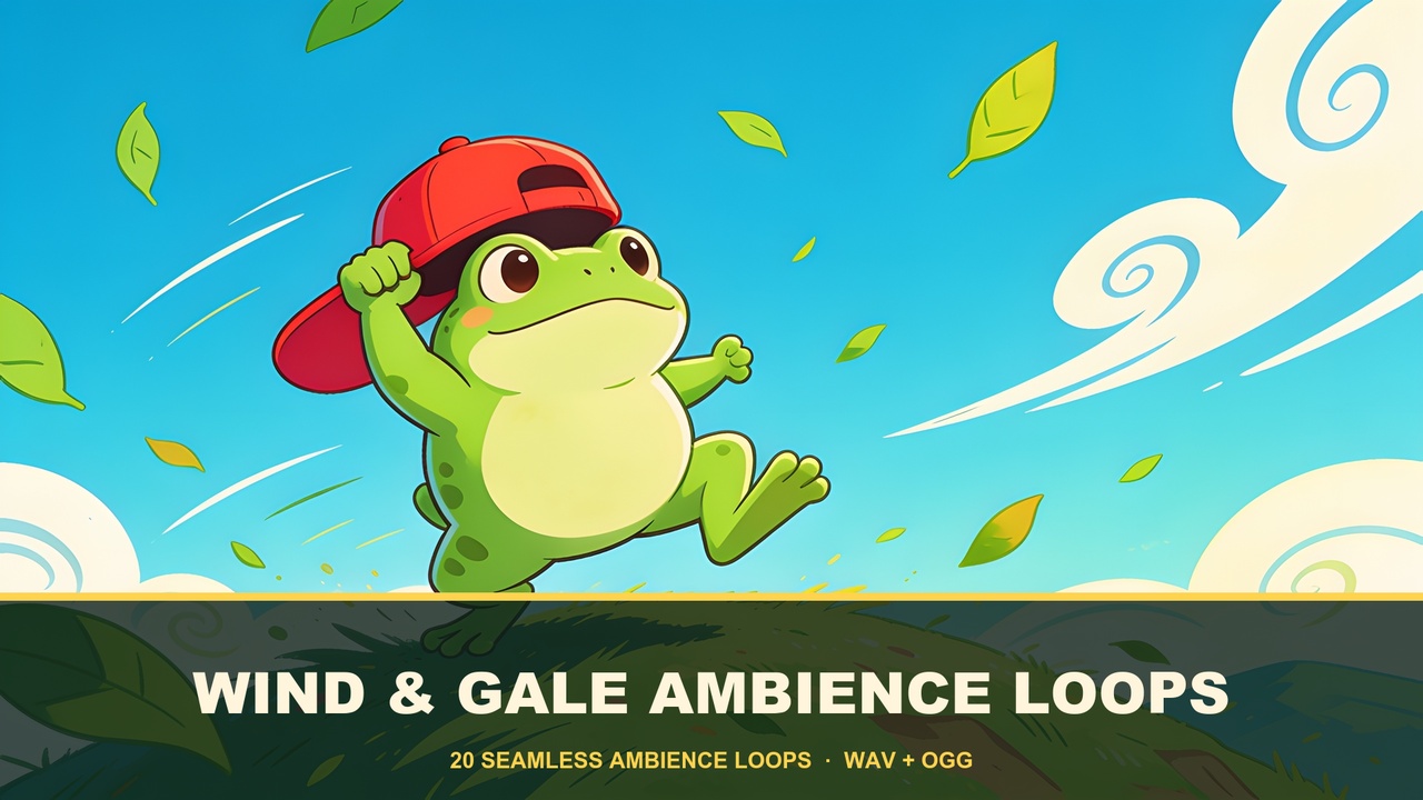 Media 1 for listing Wind & Gale Ambience Loops — 20 Seamless Loops