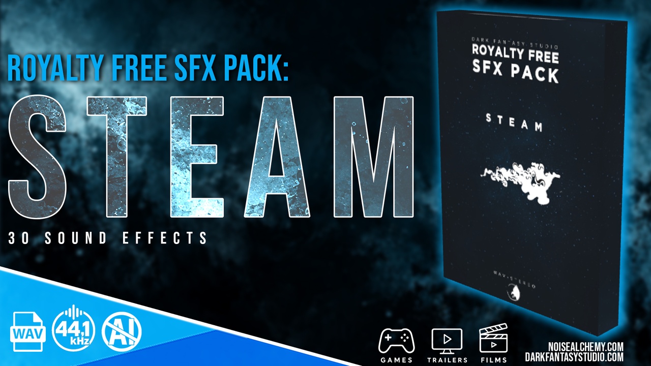 Media 1 for listing STEAM – 30 Sound Effects