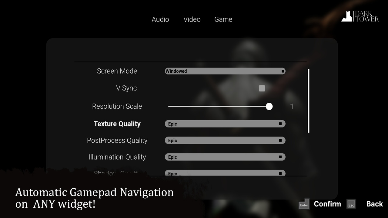 Ascent UI Tools - Gamepad Navigation & UI Framework