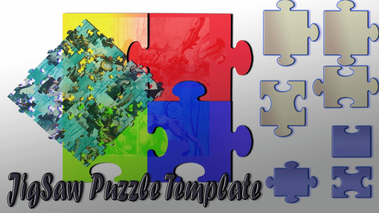 Media 1 for listing JigSaw Puzzle Template
