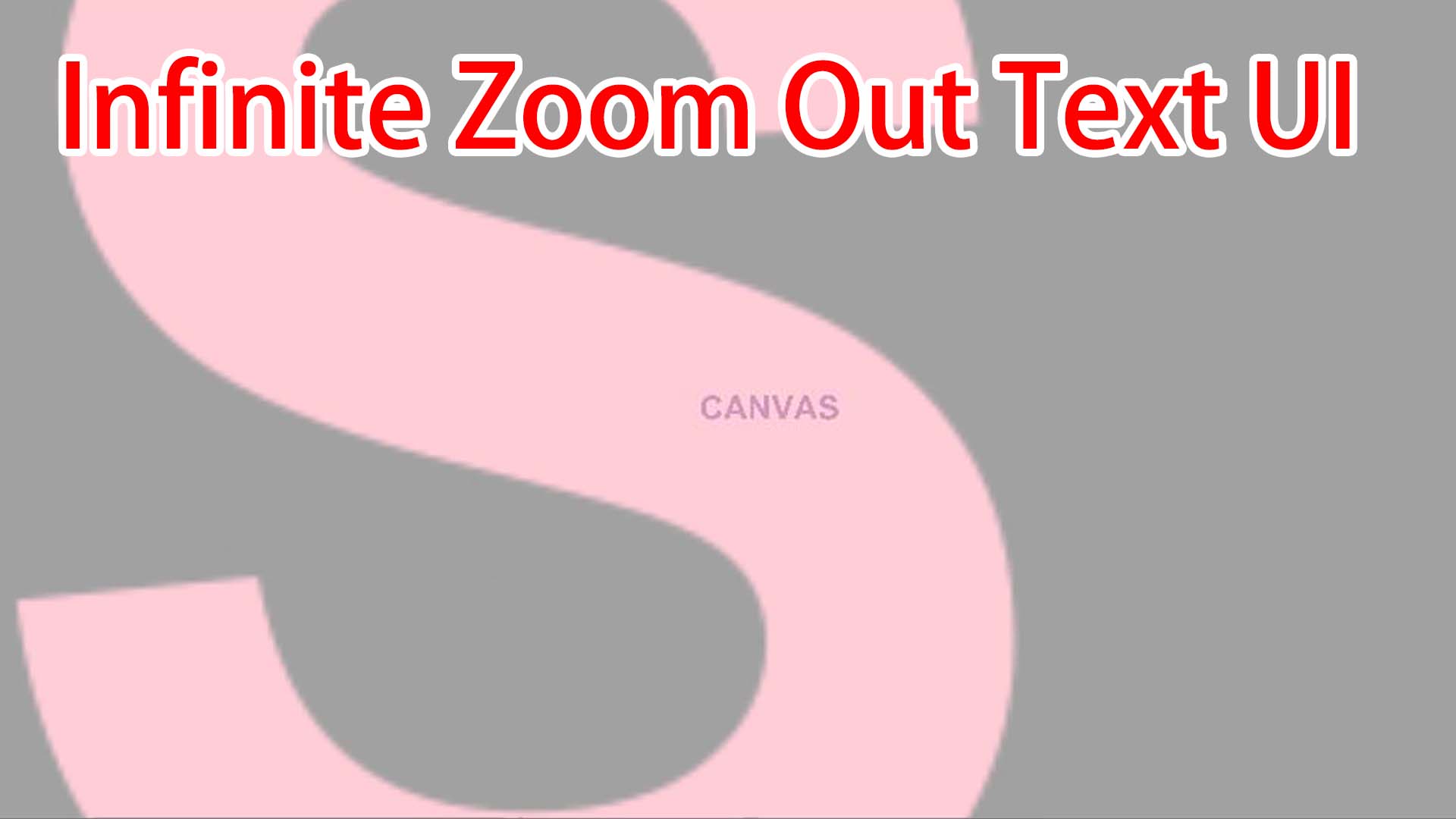 Text Zoom Out Examples Infinite Zoom Out Text UI | Fab