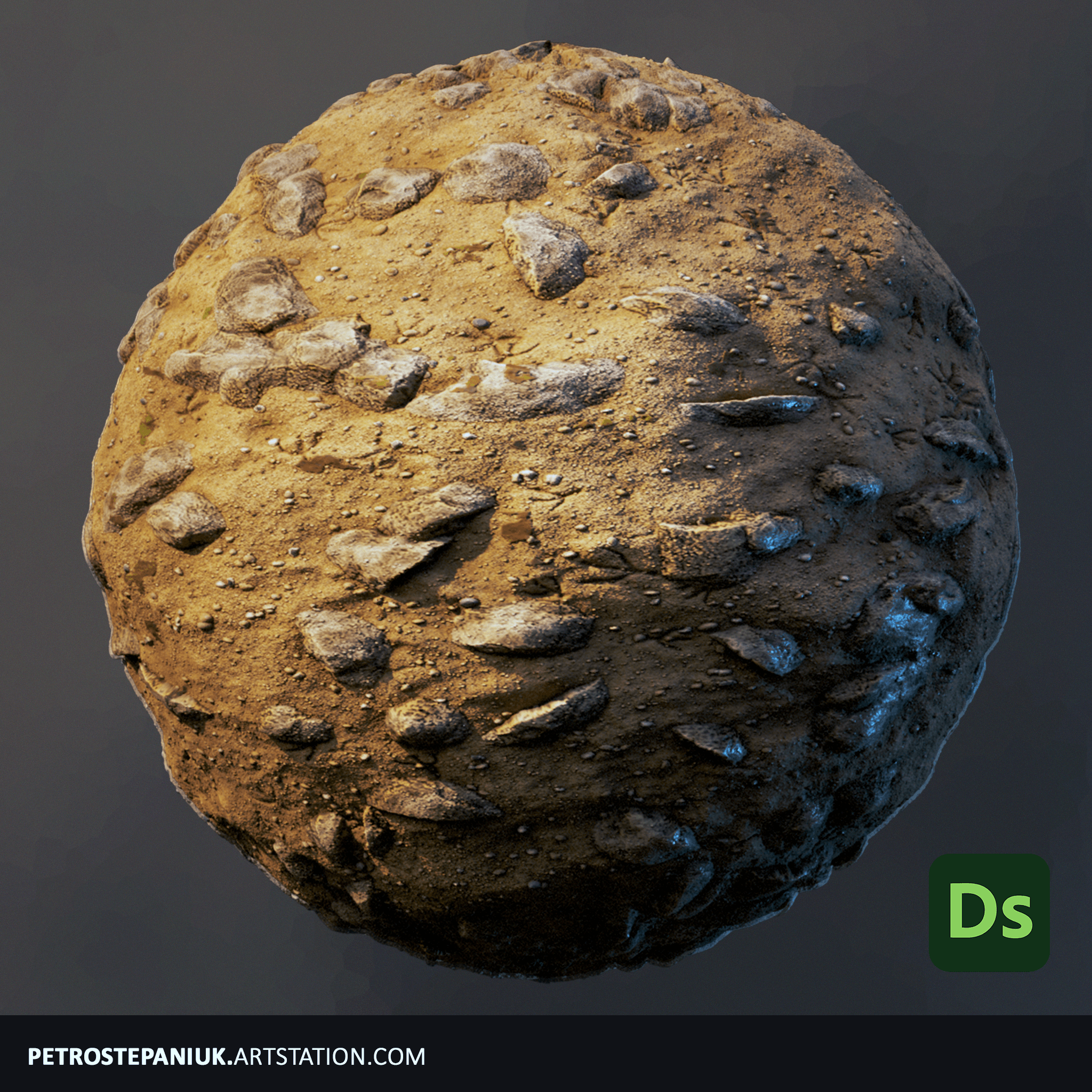 PBR Procedural Rocky Sand 01 Material | Fab