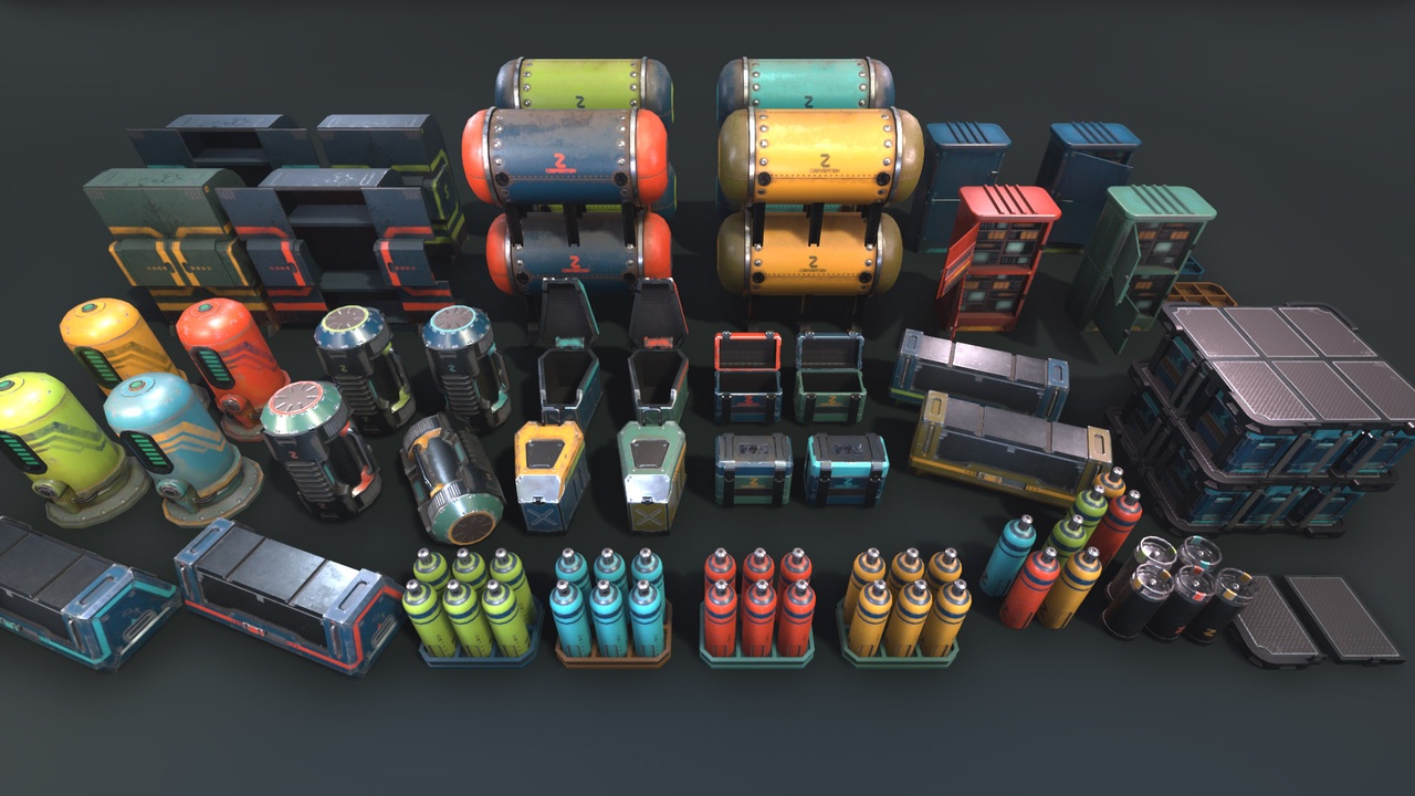 商品 Sci-Fi Objects Pack 的媒体 1