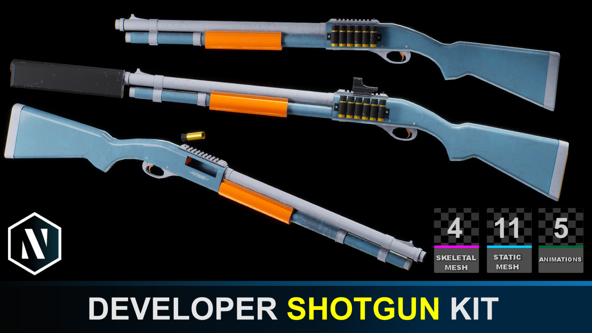 Developer SHOTGUN Kit - Starter Pack | Fab