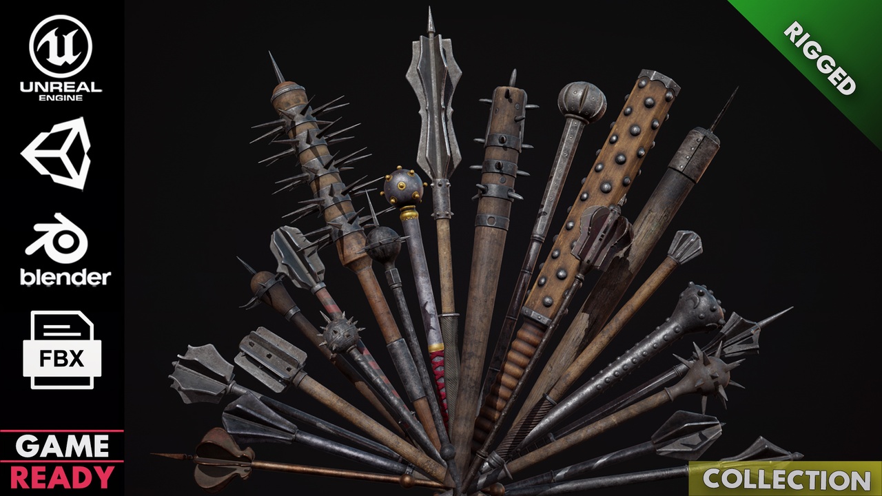 商品 Medieval Weapon - Maces 的媒体 1