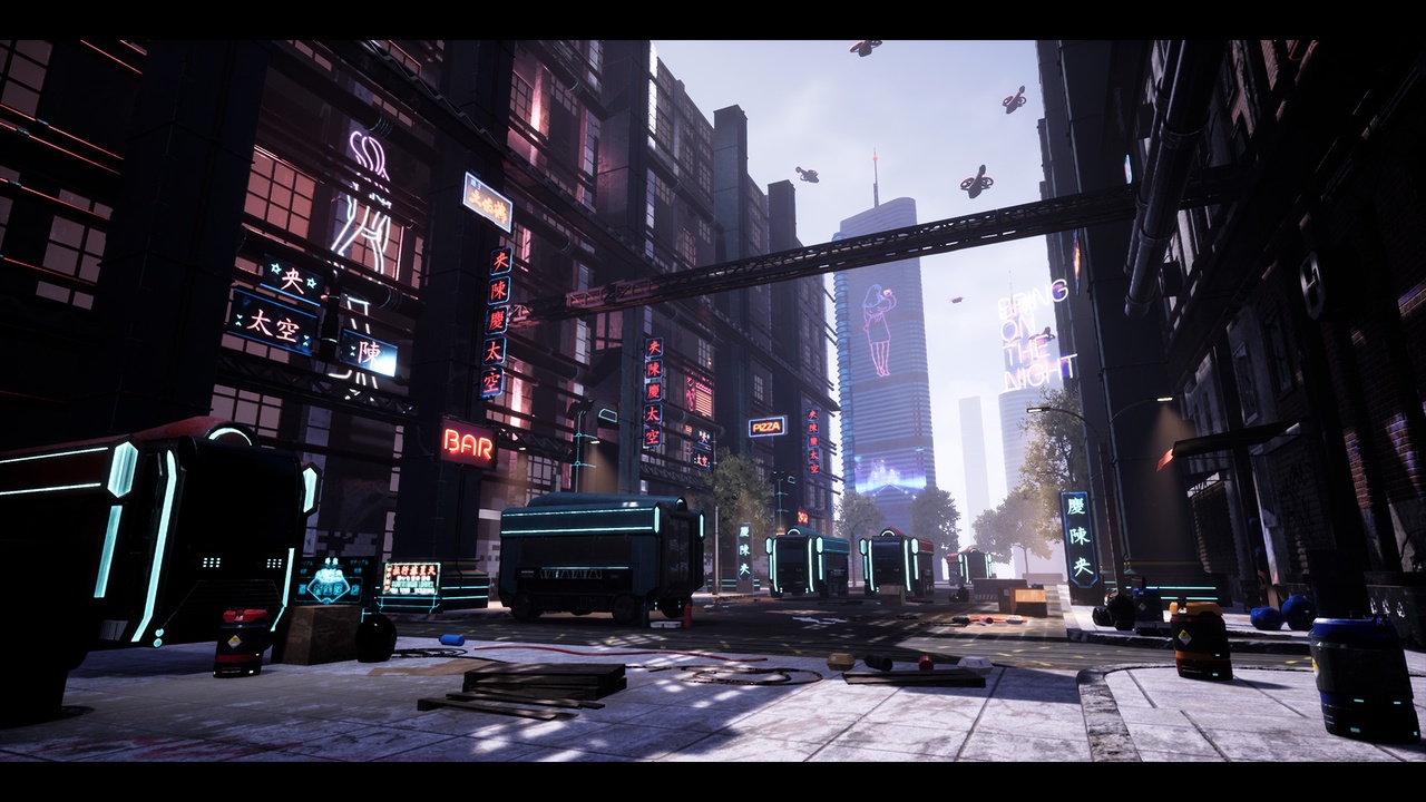 商品 CyberPunk / Sci-Fi Environment Cyberpunk Asset Set ( CyberPunk Sci-Fi Cyber ) 的媒体 1