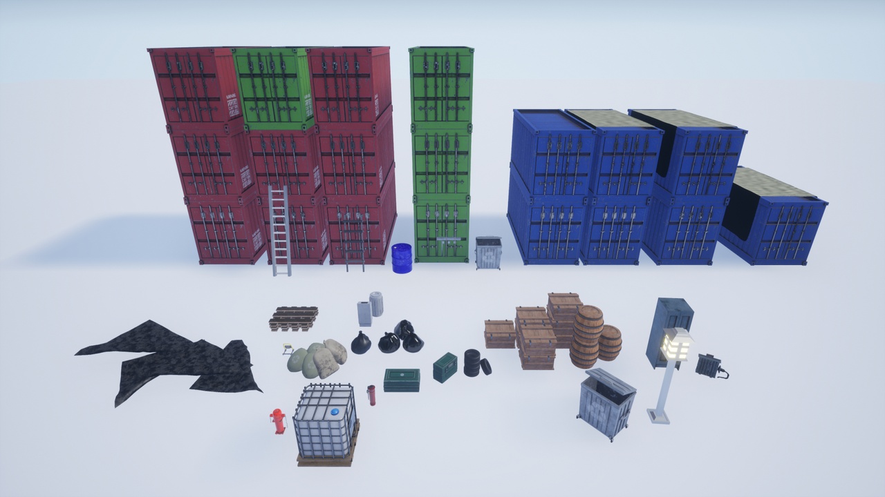 Media 1 for listing Container Props Pack