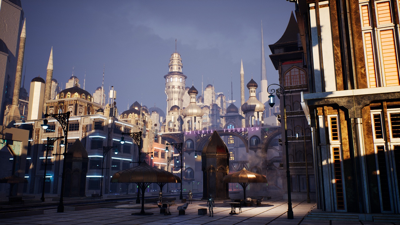 Media 1 for listing Modular Orient Cyberpunk Scifi City