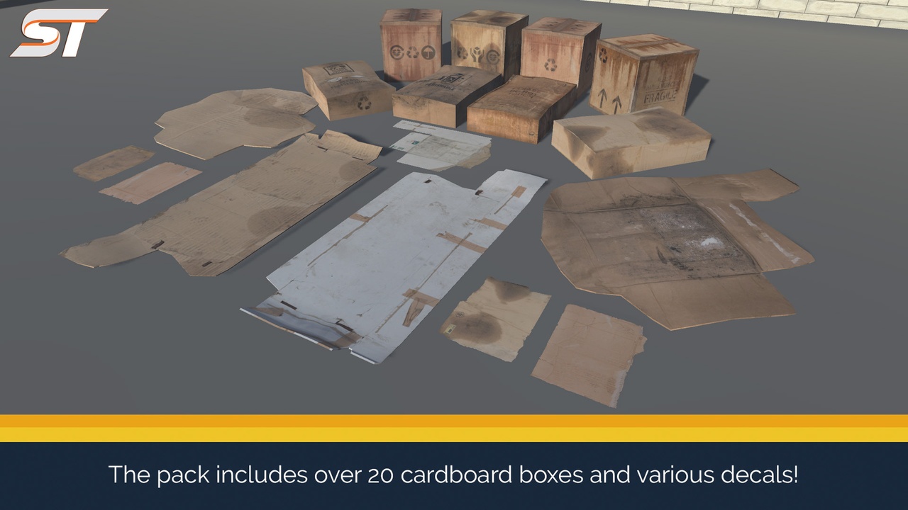 Media 1 for listing Debris & Trash Props Model Pack