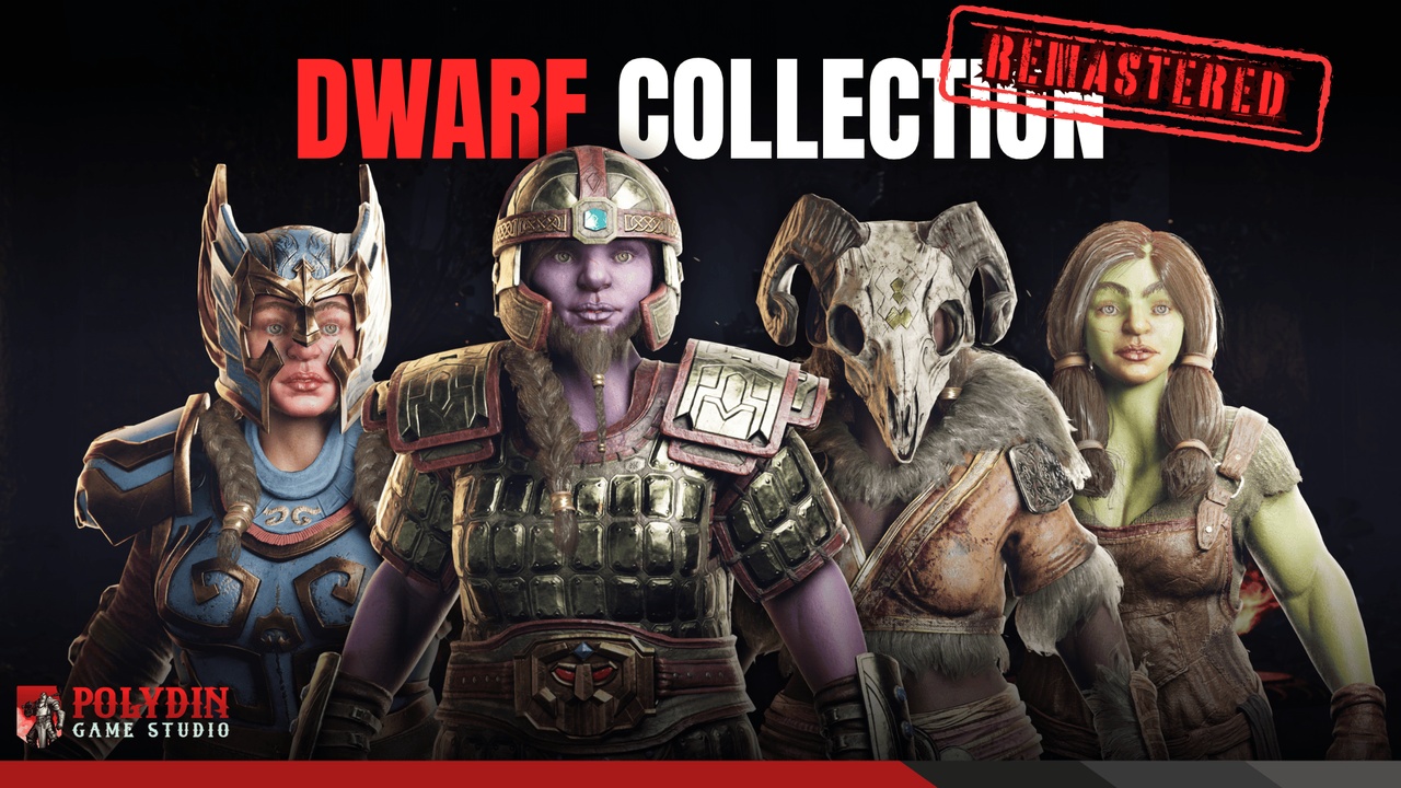 Media 1 for listing Dwarf - Modular Female Fantasy Collection