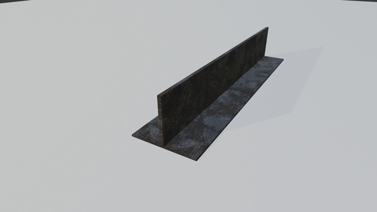 Media 1 for listing Weathered Metal Bench | Industrial Rusty Steel Prop