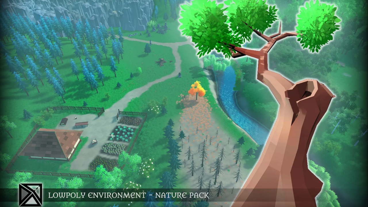 Media 1 for listing Lowpoly Environment - Nature - Medieval Fantasy Series