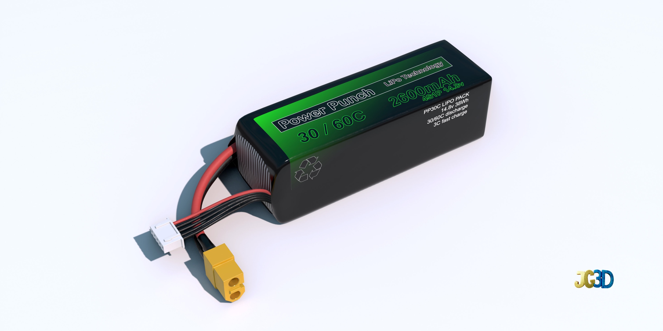 Media 1 for listing RC LiPo Battery 2600mAh 4S1P 14,8V