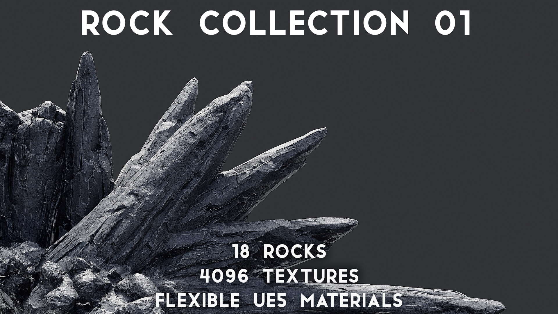 Media 1 for listing Environment - Rock Collection 01