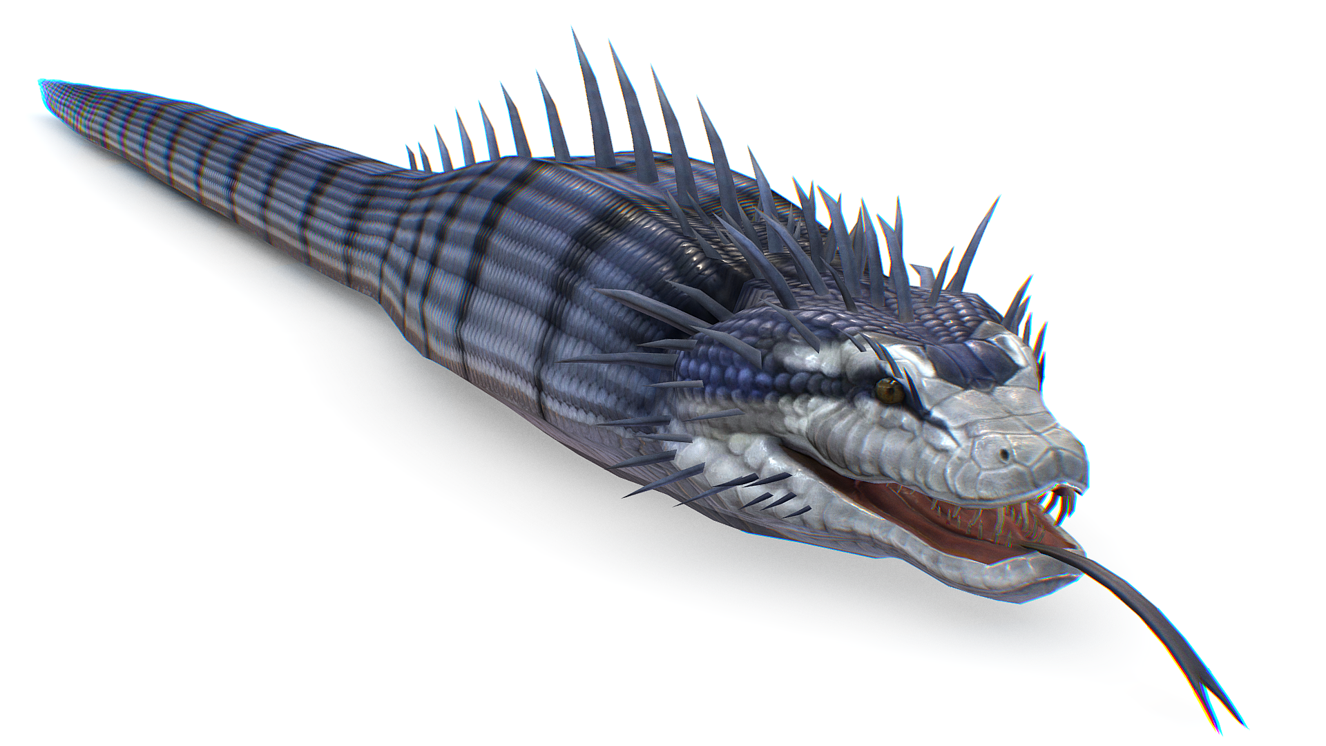 Anaconda Blue - Serpent Snack - Python Mutant Monster | Fab