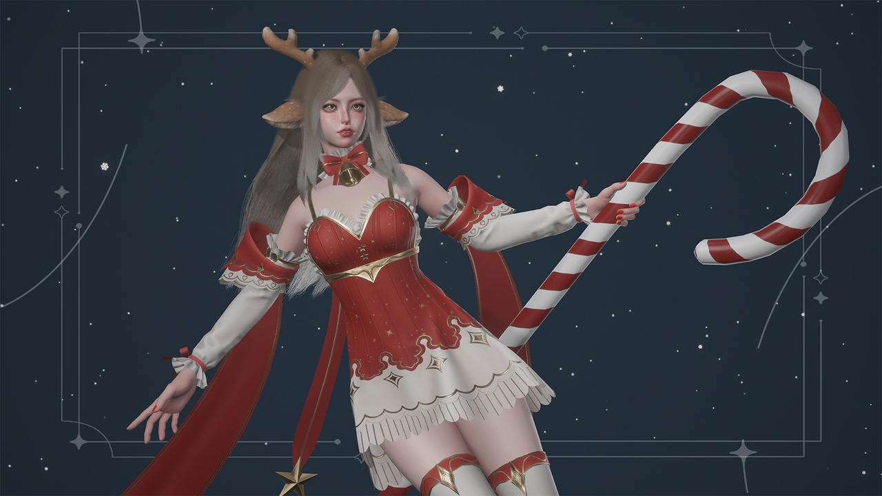 Media 1 for listing Christmas Girl Holly