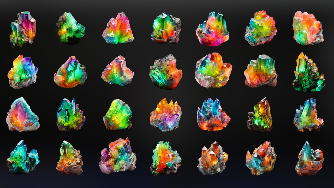 Media 1 for listing Fantasy Minerals - Icon Pack