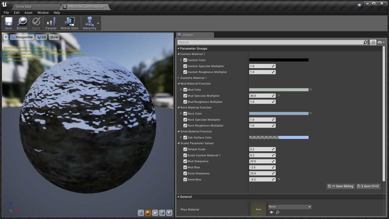 Media 1 for listing Landscape Snow Automatic MaterialV2