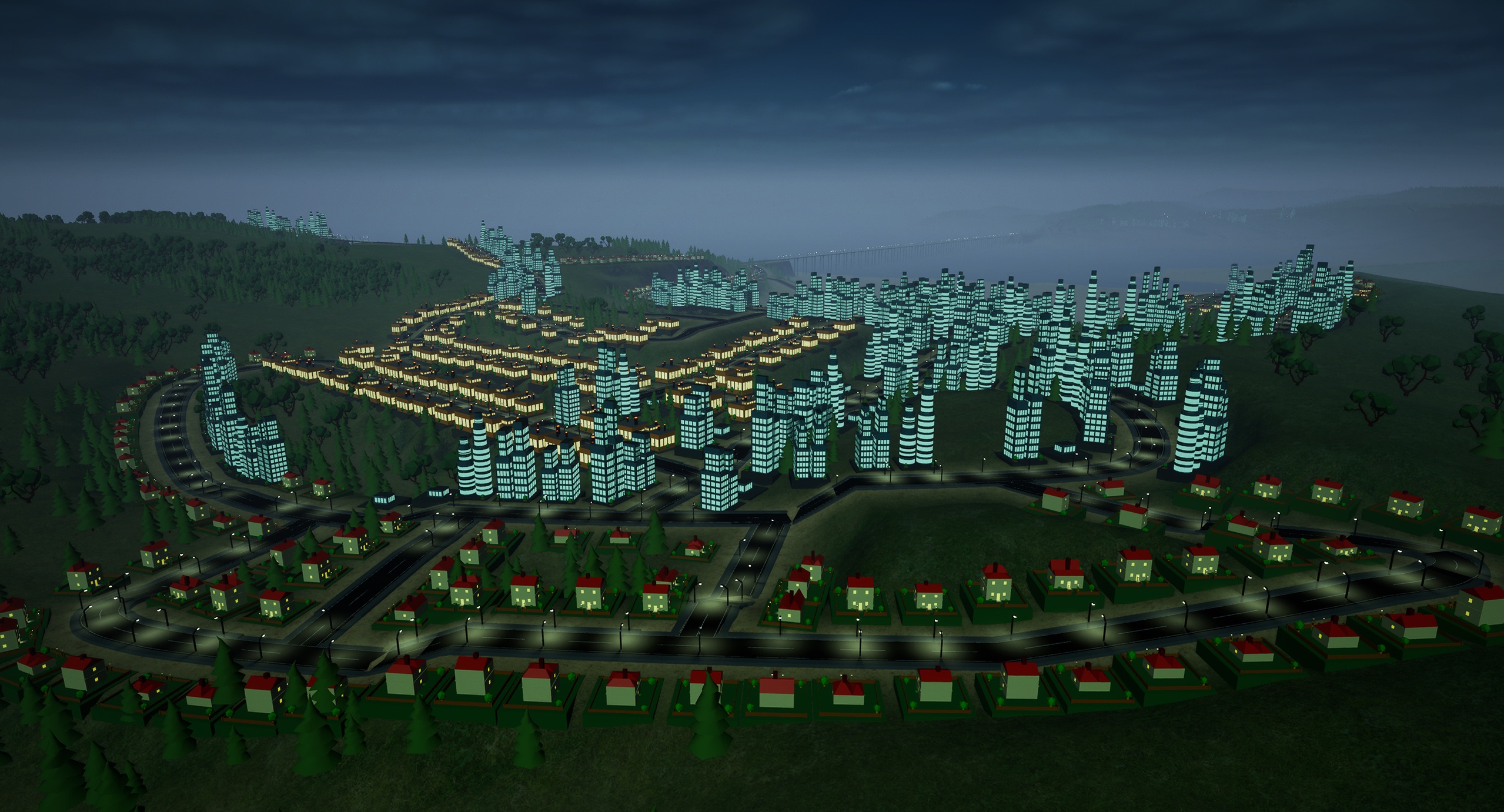 Media 1 for listing CityGen — Runtime City Builder Framework | Roads, Zoning, Buildings | UE5