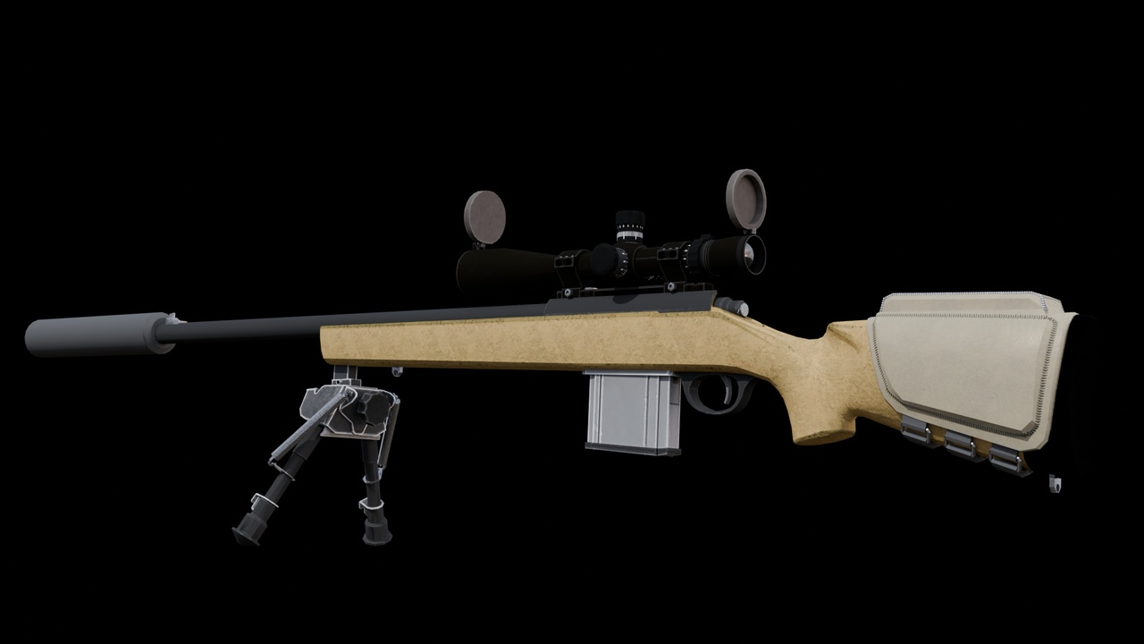 Media 1 for listing Premium Modern Assault Rifle Modular Tactical Carbine Game Ready