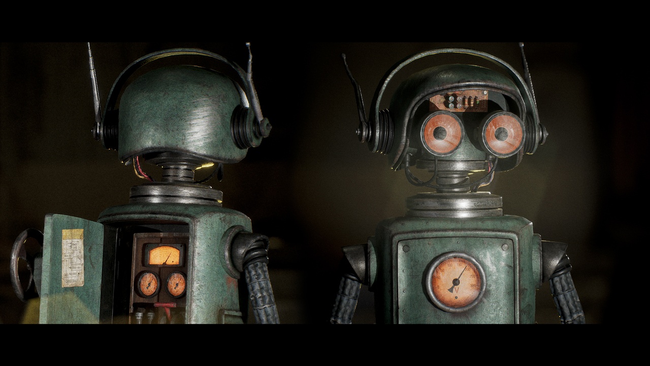 Media 1 for listing Gauge Bot – Vintage Helper Robot