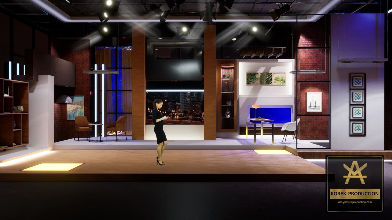 Media 1 for listing Virtual Set Talk Show