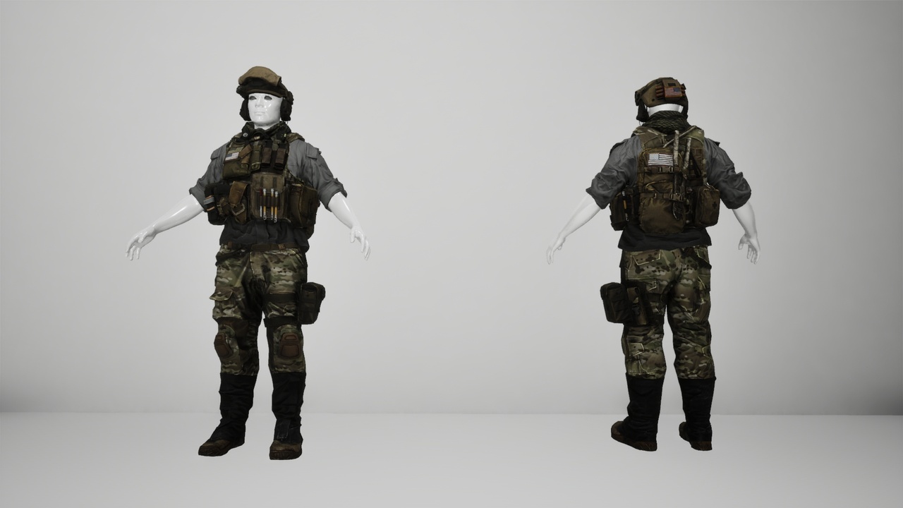 Media 1 for listing Metahuman Soldier Outfit