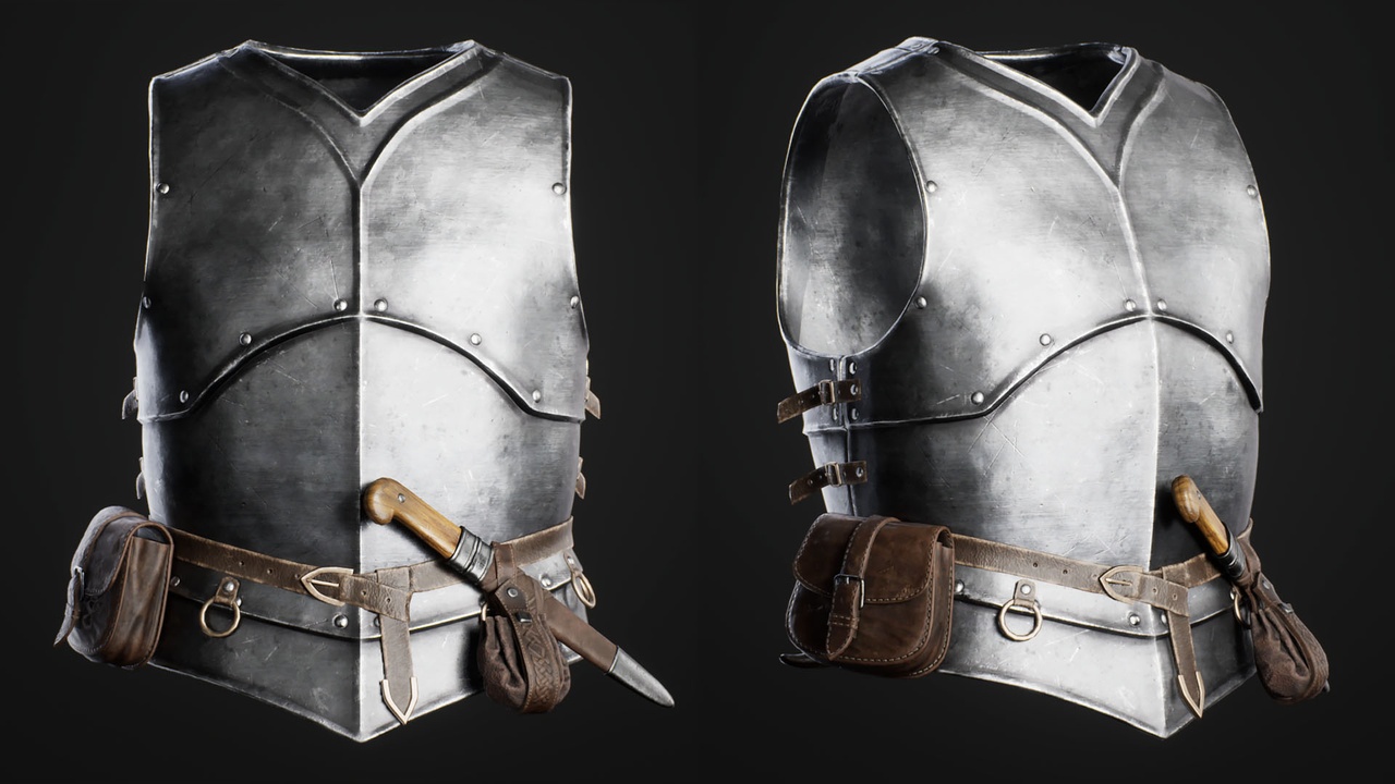 Media 1 for listing Medieval Cuirass 1 - Metahuman