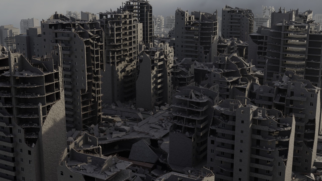 Media 1 for listing Post Apocalyptic Ruined City