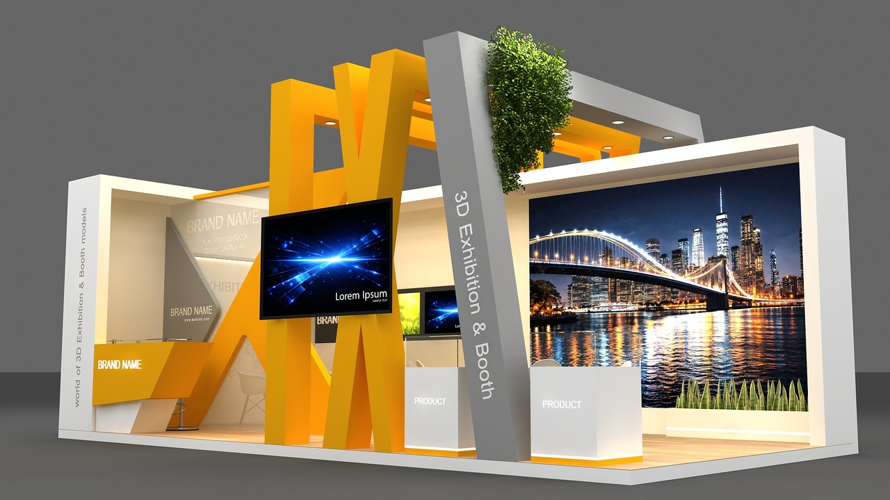 Media 1 for listing 2 side exhibition booth