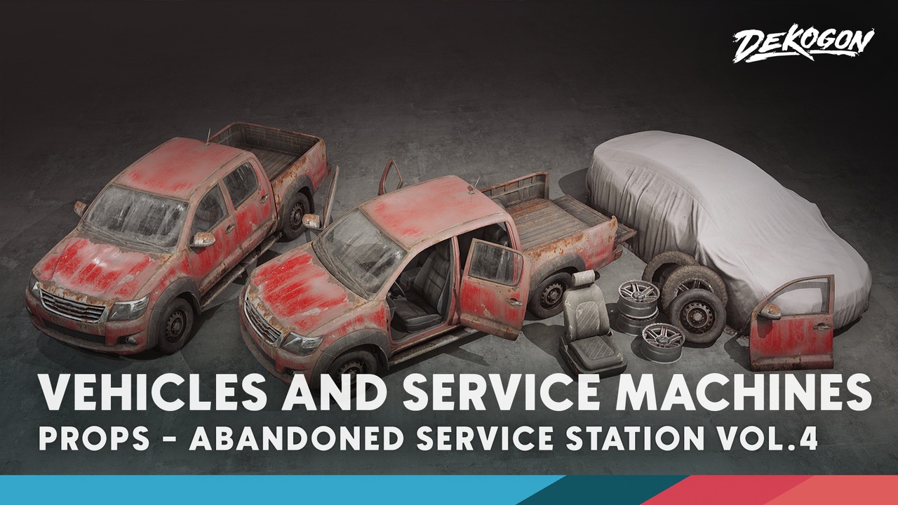 Media 1 for listing Abandoned Service Garage - VOL.4 - Vehicles and Service Machines