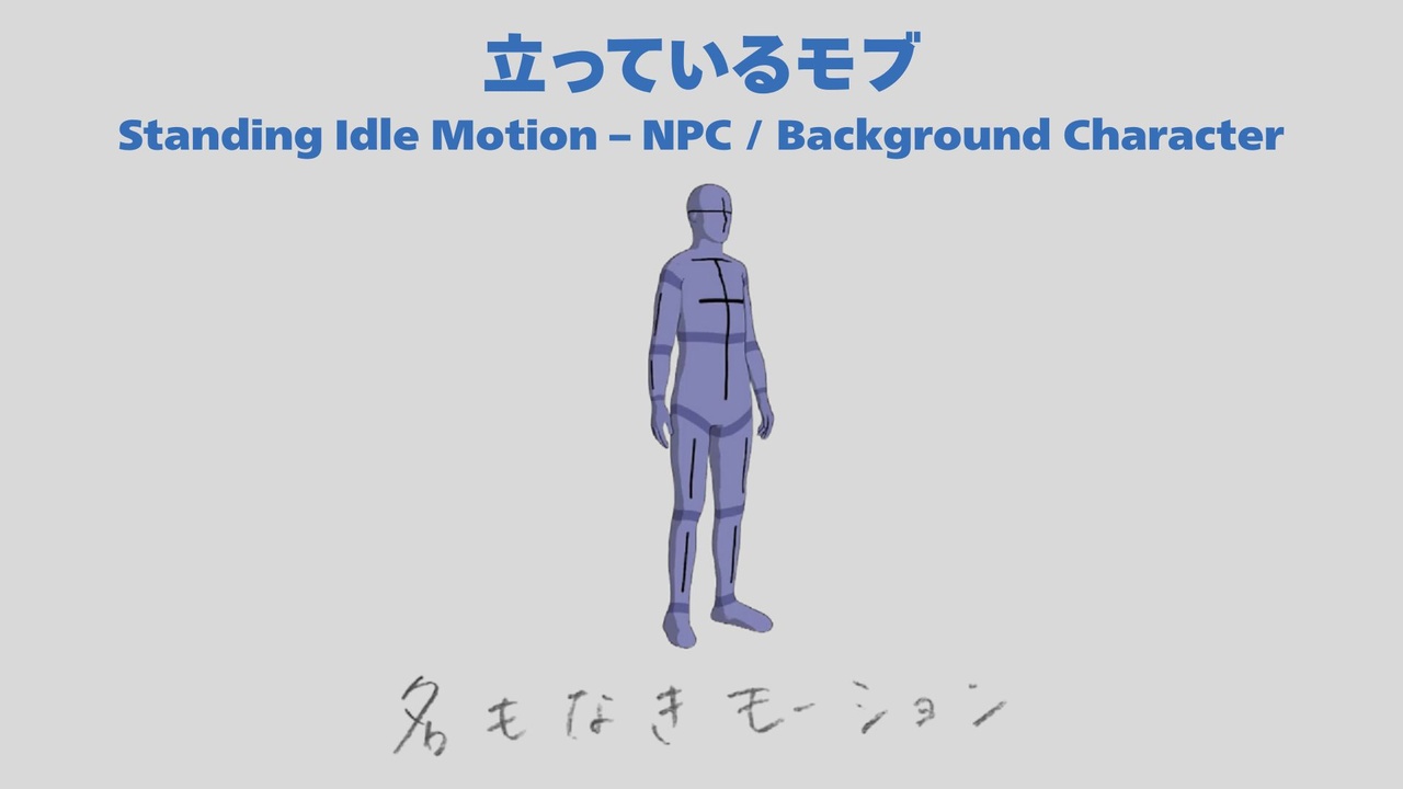 Média 1 pour l'article Standing Idle Motion – NPC / Background Character